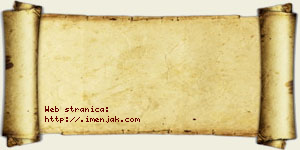 Mina Galjak vizit kartica